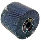 Brosse a lamelles abrasives - FARTOOLS - A120 Ř120mm/L100mm - Oxyde de zirconium grain 120
