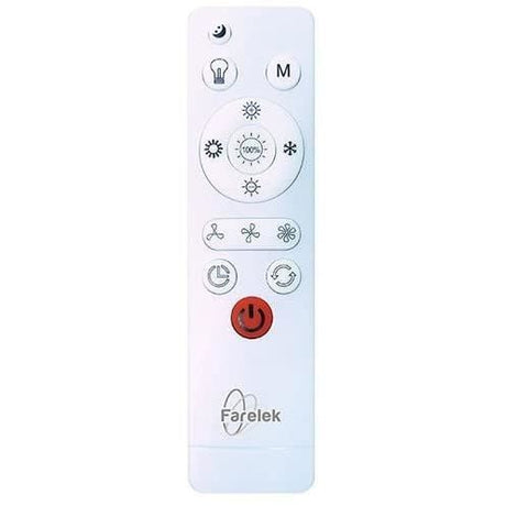 AIR-LIGHT CROWN - Ventilateur de plafond blanc Ř40cm 95W avec couronne d'éclairage LED