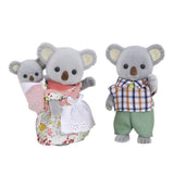 Famille Koala Sylvanian - SYLVANIAN FAMILIES - 5310 - Articulée et Habillée - Gris