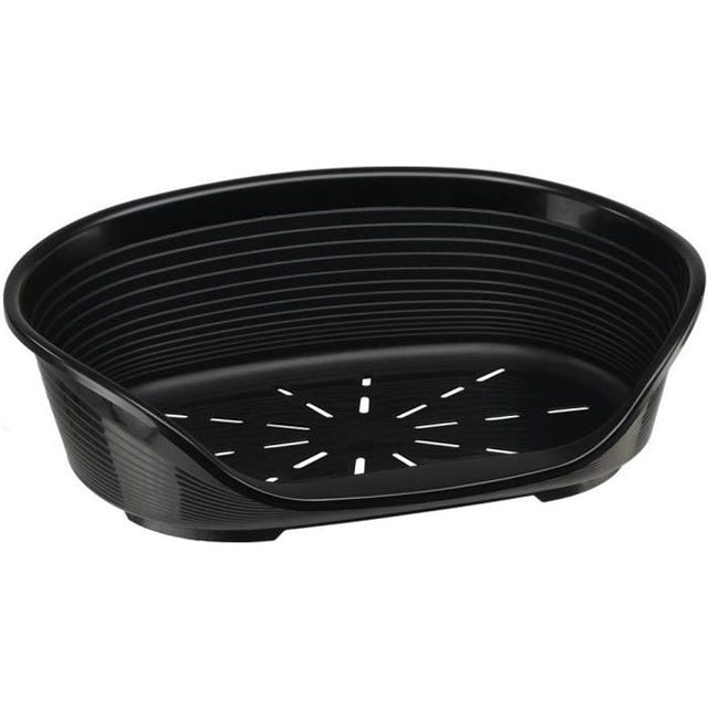 Panier-Corbeille SIESTA DELUXE Taille 4 - 61,5*45*21,5 cm - Noir -FERPLAST