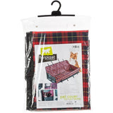 Couverture de protection siege de voiture 140 x 50 x 60 cm- FERPLAST - Noir / Rouge