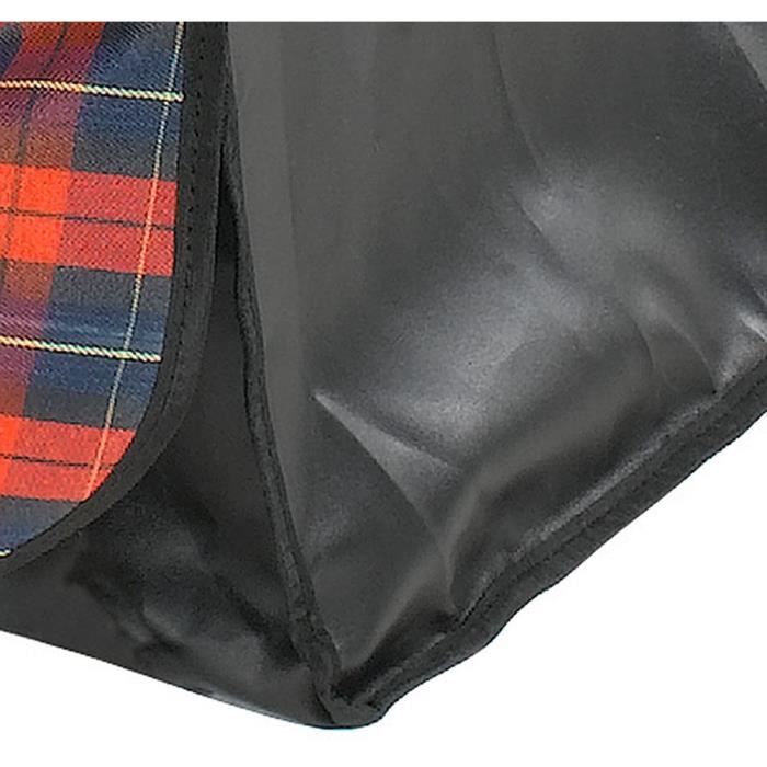 Couverture de protection siege de voiture 140 x 50 x 60 cm- FERPLAST - Noir / Rouge