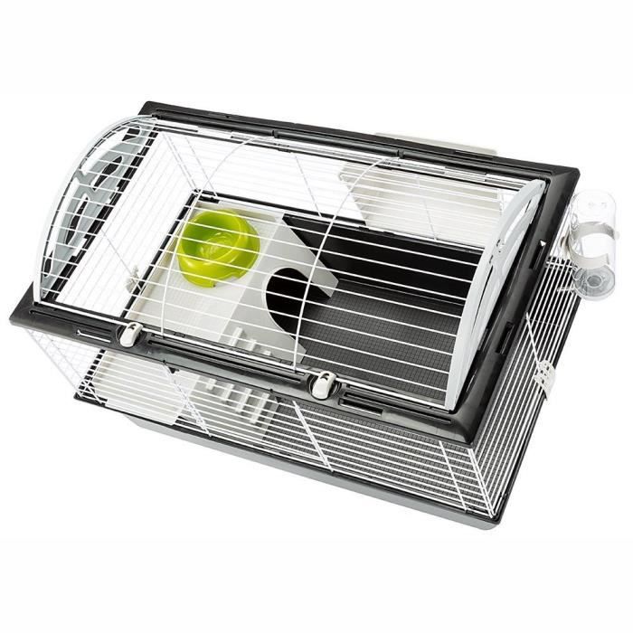 Cage cobaye ou lapin - FERPLAST - CASITA 80 - 78 x 48 x h 50 cm - Noir