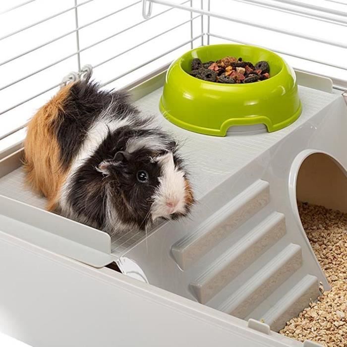 Cage pour rongeurs - Hamster  77 x 48 x 42 cm - FERPLAST - CAVIE 80X1 - 77 x 48 x 42 cm - Gris clair