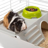 Cage pour rongeurs - Hamster  77 x 48 x 42 cm - FERPLAST - CAVIE 80X1 - 77 x 48 x 42 cm - Gris clair