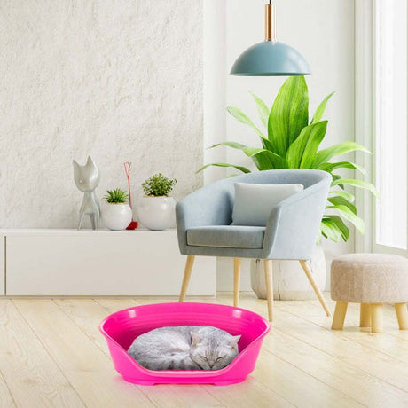 Panier-Corbeille SIESTA DELUXE Taille 2 - 49*36*17,5 cm - Rose - FERPLAST
