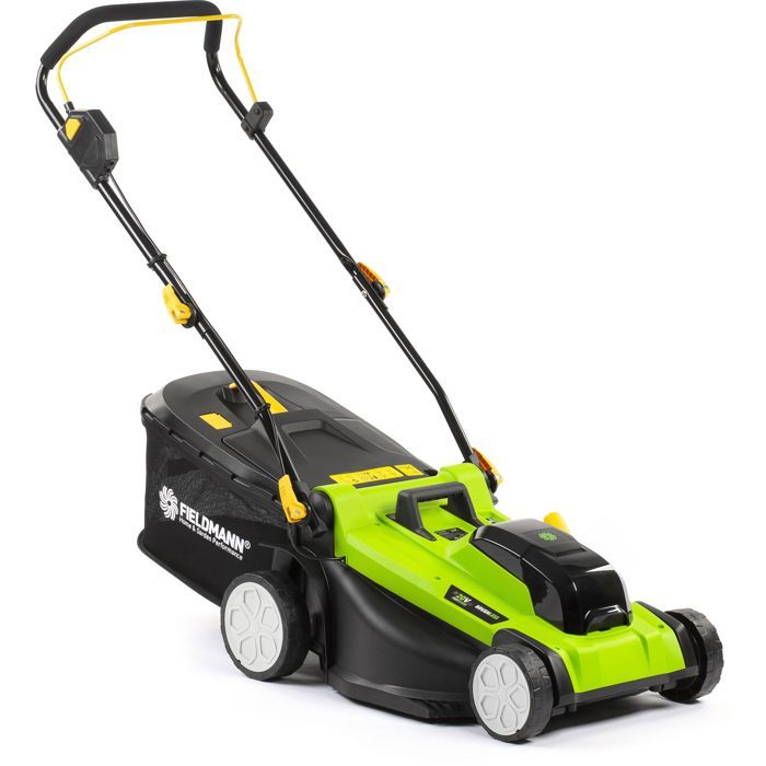 Tondeuse sans fil - FIELDMANN - 20V - Coupe 43 cm - Hauteur max 75 mm - Batterie et chargeur non inclus