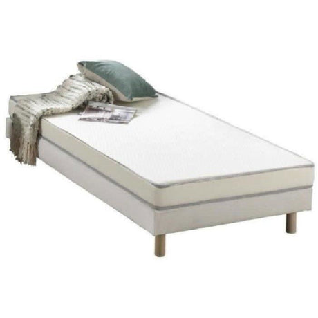 DEKO DREAM Matelas mousse 90 x 190 cm - Confort ferme - Epaisseur 12 cm - KIETOA
