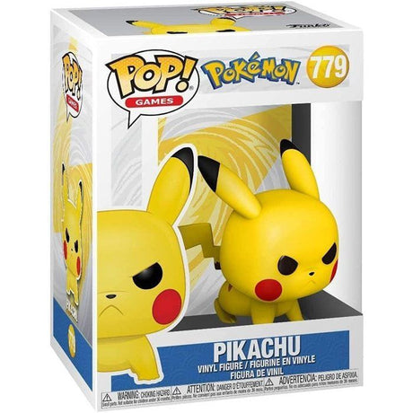 Figurine Funko Pop! - Pokémon Pikachu Position d'Attaque - Vinyle