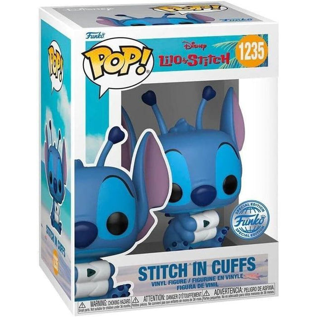 Figurine POP - FUNKO - Lilo & Stitch - Stitch avec menottes - 9 cm - Pour enfants a partir de 3 ans