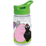 Lot vaisselle - FUN HOUSE - BARBAPAPA  - Verre, assiette Ř22 cm et Ř16 cm, couverts, gourde et boite goűter