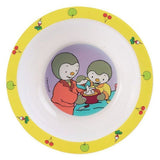 Lot vaisselle - FUN HOUSE - T'CHOUPI - 2 assiettes creuses Ř 16 cm, boîte a goűter, gourde paille et peluche 18 cm
