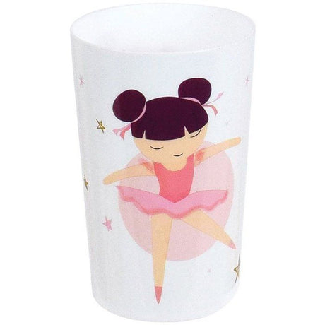 Lot vaisselle - FUN HOUSE - DANSEUSE BALLERINE - Assiette creuse Ř16 cm, plate Ř22 cm, verre 220 ml et peluche musicale 40 cm