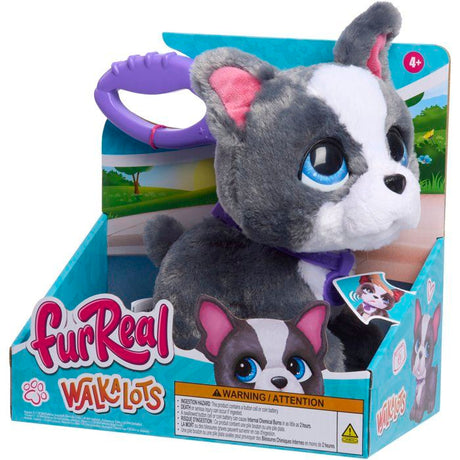 Peluche interactive Bouledogue Français, 23 cm, FURREAL FRIENDS, des 4 ans