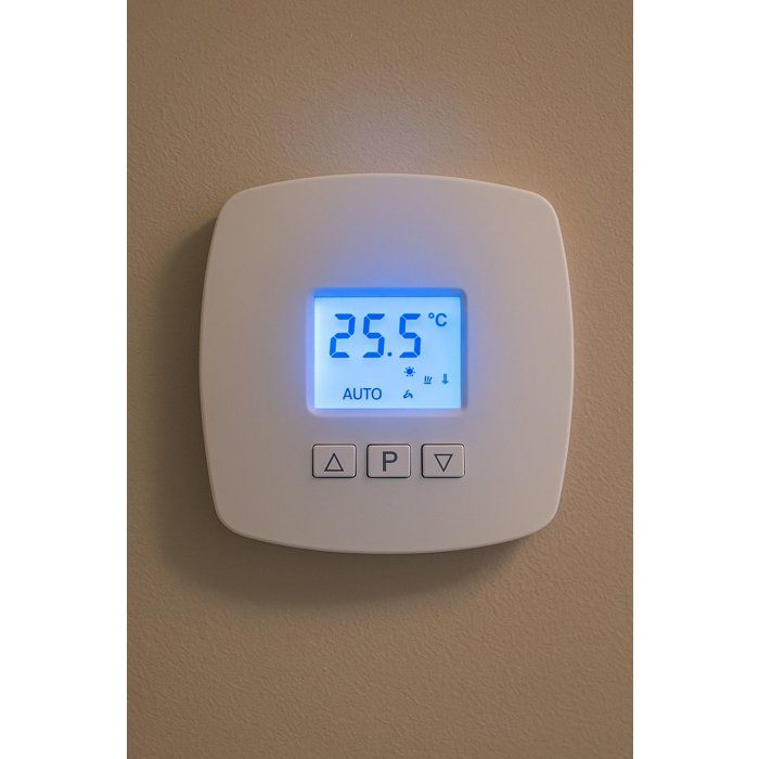 Thermostat digital - GAO - Branchement 2 fils - Réglage 5–30°C - 4 modes Eco/Confort/Hors-gel/Standby
