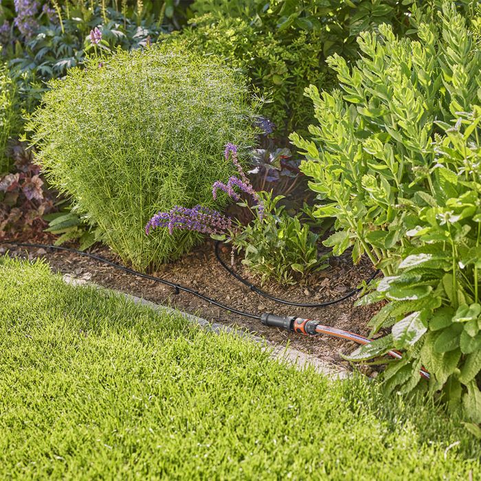 GARDENA Kit complet arrosage goutte-a-goutte taille S Micro-Drip – Arrosage ligne 100m max – Systeme auto-nettoyant - (13010-20)