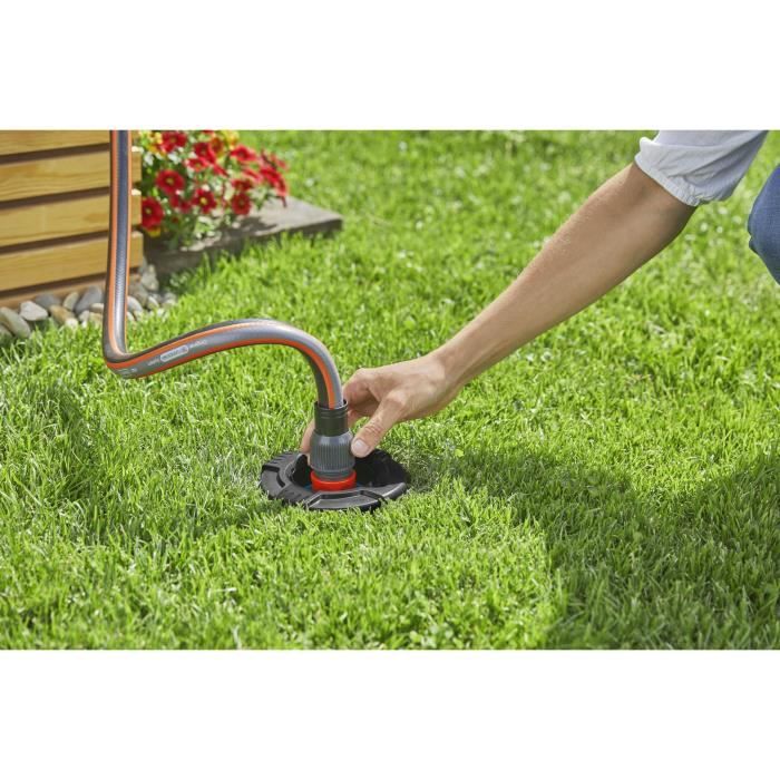 GARDENA Set de Connexion Grand Débit – Relier pipeline et systeme d'irrigation automatique a l'alimentation en eau
