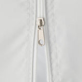 Tonnelle de jardin pliante - BORNEO - Cadre blanc et toile écru - 4 parois - Sac de transport - 3 x 3 m
