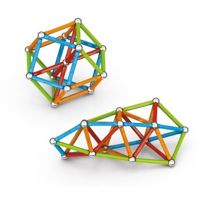 Jeu de construction magnétique - GEOMAG - Supercolor - 93 pieces - Magnétique - Des 3 ans