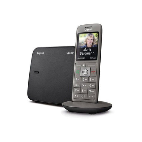 Téléphone Fixe Gigaset CL 660 A Anthracite - Répondeur, écran couleur rétroéclairé et finition haut de gamme
