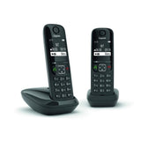 GIGASET Téléphone Fixe AS690 Duo Noir