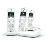 Téléphone Fixe AS690 A Trio Blanc - GIGASET - Monochrome - 20 tonalités de sonnerie - Mains libres