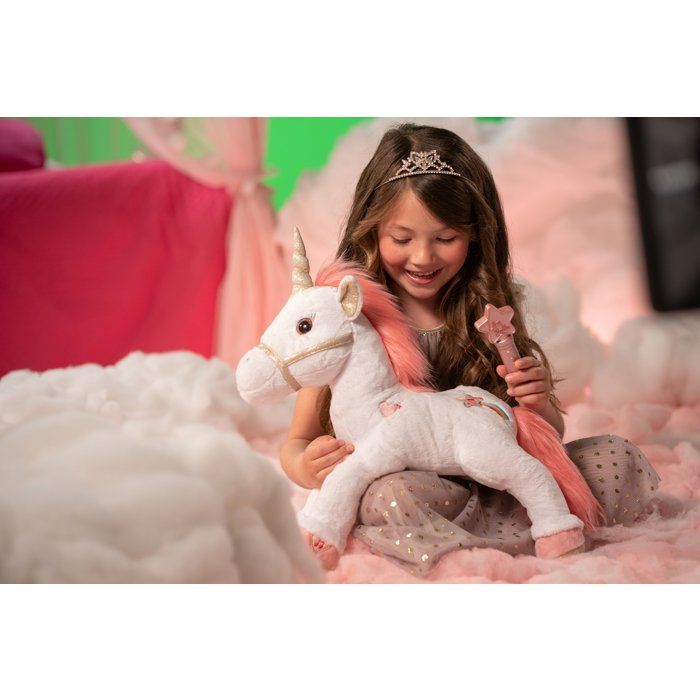 Gipsy Toys - Licorne Lica Bella Magique - 35 cm - Rose et Blanc