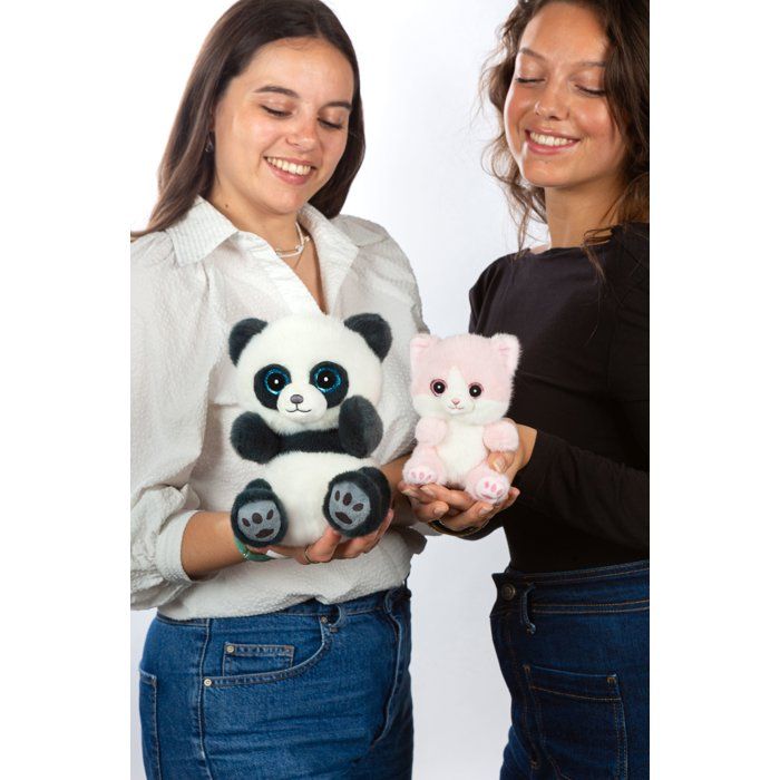 Peluche - GIPSY TOYS - Chat CUTYDOOS 13 CM - Rose poudré - PINKY
