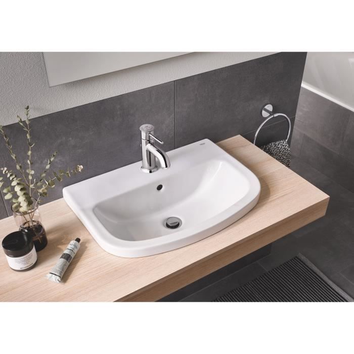Mitigeur lavabo GROHE Start Classic - Tirette de vidage - Économie d'eau - Garantie 5 ans