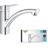 GROHE Robinet évier de cuisine Swift, Mitigeur monocommande avec mousseur économique d'eau, rotation a 140°, 30358000