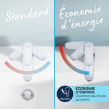 Mitigeur monocommande lavabo - GROHE Swift - 24330001 - Chromé - Taille L - Bec haut - Economie d'eau