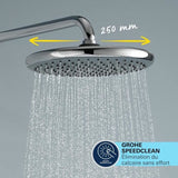 Colonne de douche avec inverseur manuel - Economie d'eau - GROHE Vitalio Start System 250 - Chromé - 26680001
