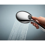 Ensemble de douche avec pommeau 2 jets, support et flexible - GROHE Vitalio Start 110 27950001 - Sélection facile - Economie d'eau
