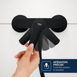 Mitigeur de bain / douche mural - GROHE DICE - Noir mat