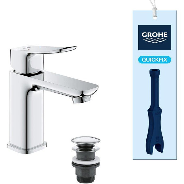 Mitigeur de lavabo - GROHE DICE - Taille S - Clic-clac - Chrome