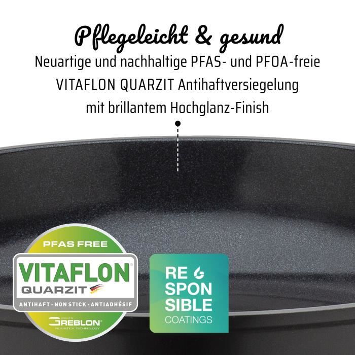 Poele fonte d'aluminium - GSW - NATURAL FIT - 20 cm - 100 % recyclée sans PFAS - Induction