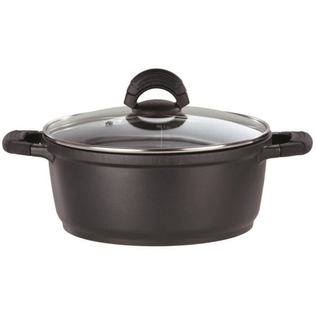 Faitout fonte d'aluminium - GSW - SILCOGUSS - 28 cm - Induction - Noir