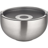 Saladier isotherme - GSW - 30 cm - Acier inoxydable - 5,50 L - Couvercle étanche - Double paroi