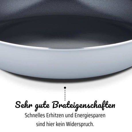 Poele professionnelle - GSW - PRO BASIC - 28 cm - Induction - Aluminium épais forgé - Qualité gastronomie