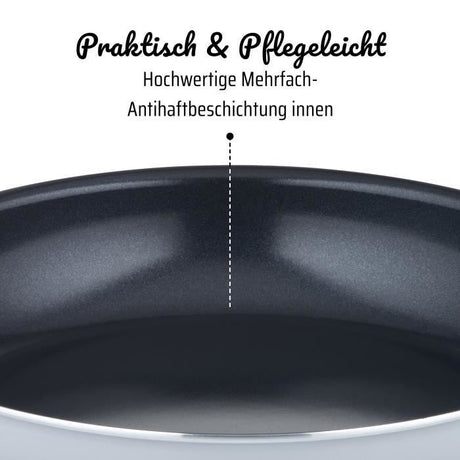 Poele professionnelle - GSW - PRO BASIC - 32 cm - Induction - Aluminium épais forgé - Qualité gastronomie