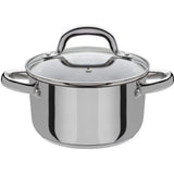 Batterie de cuisine 4 pcs - GSW - MONTREAL - 3 marmites et 1 poele - Induction - Acier inoxydable