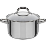 Batterie de cuisine 4 pcs - GSW - MONTREAL - 3 marmites et 1 poele - Induction - Acier inoxydable