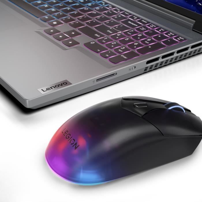 Souris Gaming LENOVO Legion M410 - Sans fil 2.4GHz & filaire - 16 000 DPI - RGB - 6 boutons programmables