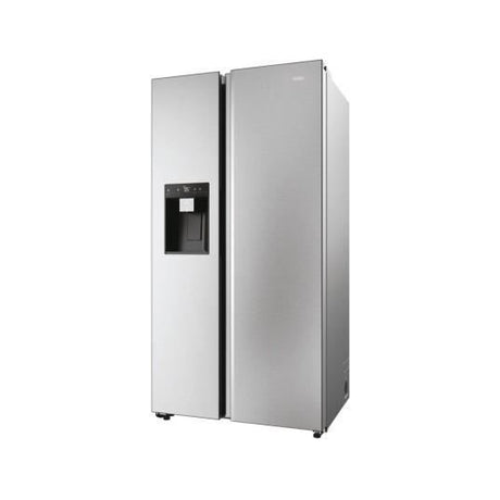 Réfrigérateur Américain - HAIER - HSW59F18EIMM - Classe E - 601 L - 36 dB - Platinium