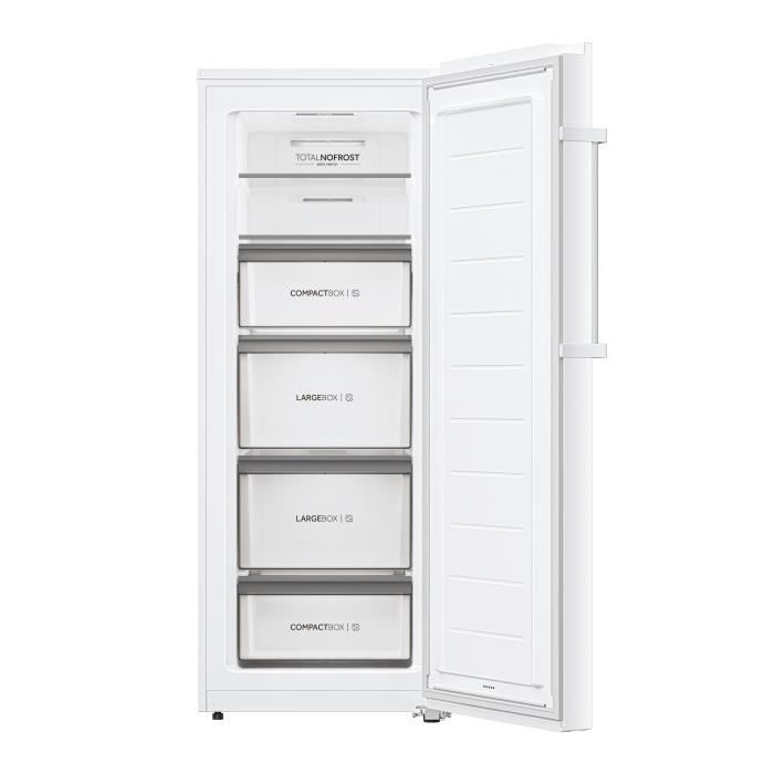 Congélateur Armoire HAIER 226L - H4F226WEH1 - Série 3 - Total No Frost - Connectivité -Classe E - Blanc