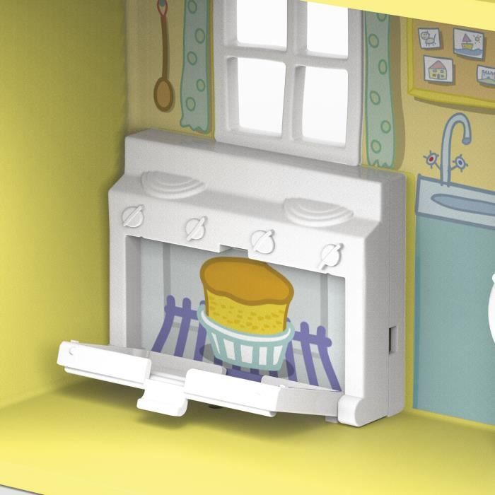 Peppa Pig La maison familiale de Peppa, Jouet pour enfants d'âge préscolaire, comprenant une figurine et 6 accessoires, des 3 ans