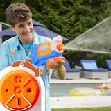 Nerf Super Soaker Flip Fill, Pistolet ŕ eau avec 4 styles de jet, remplissage rapide, capacité de 887 mL d'eau, jouets dčs 6 ans
