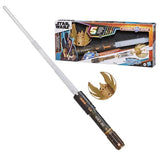 Sabre laser de Maître couleurs de la Force, 5 couleurs, Sabre laser électronique avec lame changeant de couleur, des 6 ans