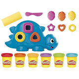 Play-Doh Starters Dino des formes et couleurs, loisirs créatifs de pâte a modeler pour enfants, Classique, des 3 ans