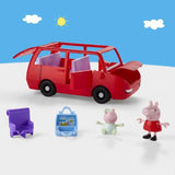 Peppa Pig La grande voiture familiale, coffret avec véhicule et 2 figurines, a partir de 3 ans